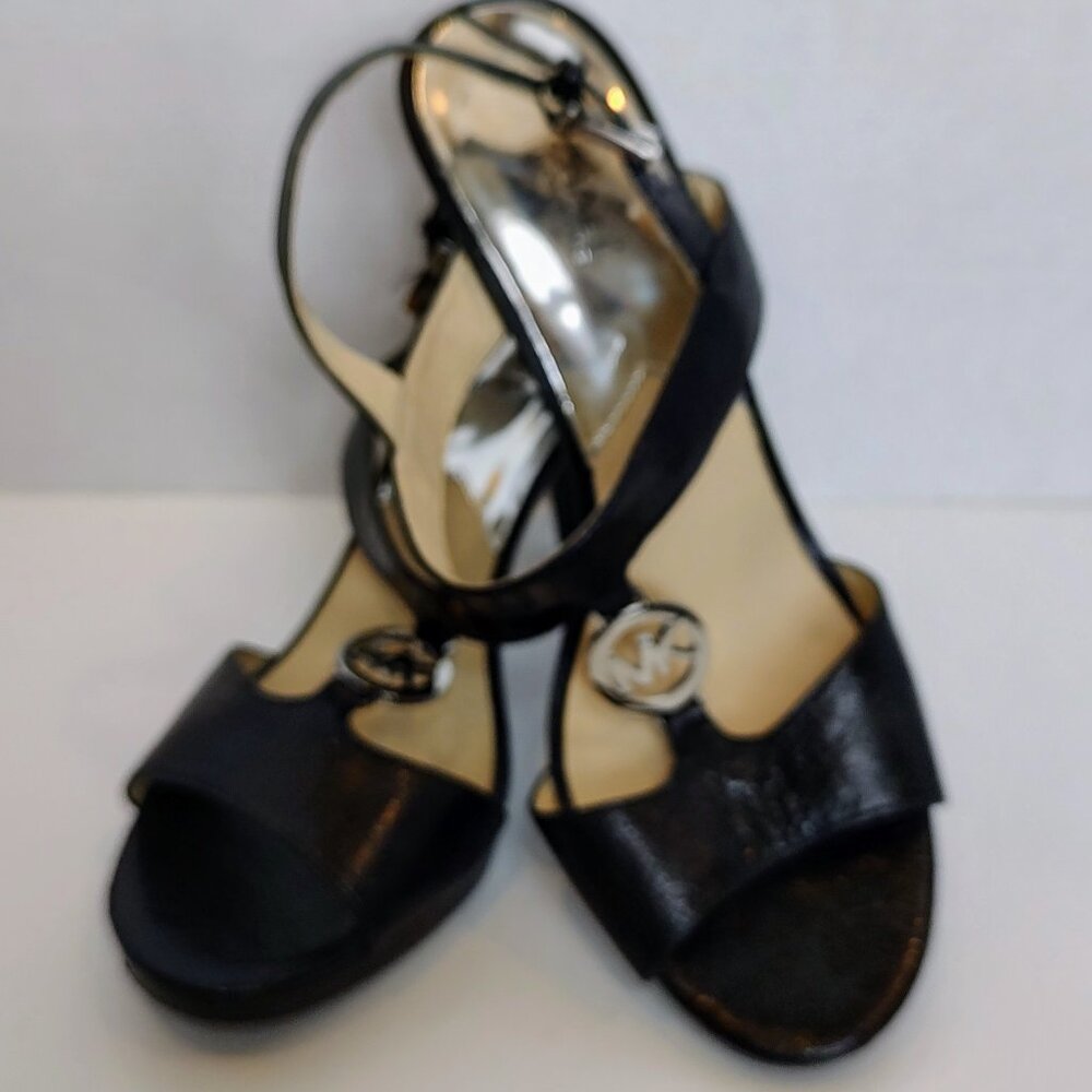 Michael Kors Black Strap Heels